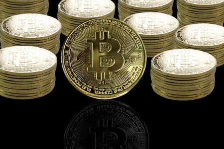 Bitcoinの写真素材