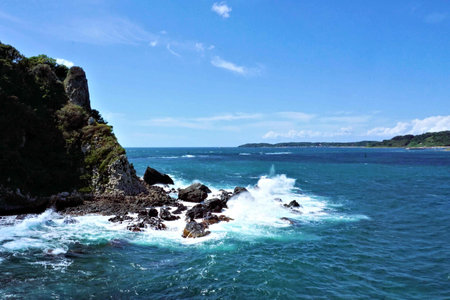 Sky and seaの写真素材