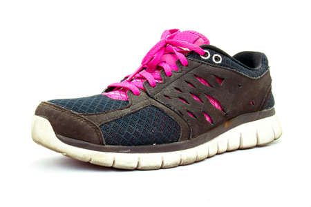 Sport shoes Running isolated against white backgroundの写真素材