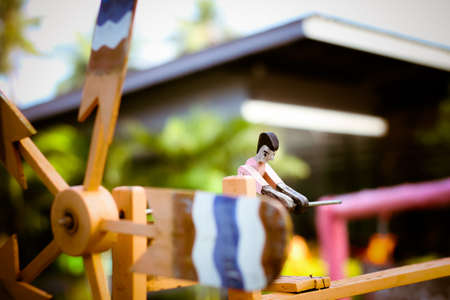 Small wind turbine energy innovation, Alternative, clean and natural source of energy is gaining pupularity.の写真素材