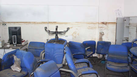 BANGKOK, THAILAND, The damage after Thai flood crisis ,November 17, 2011 in Bangkok, Thailandのeditorial素材