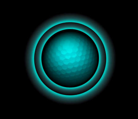 technology golf ball vector illustration for making backgroundのイラスト素材