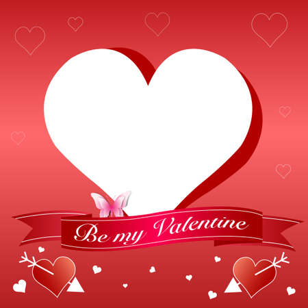 Vector illustration of Valentine's Day greeting cards and important dates.のイラスト素材