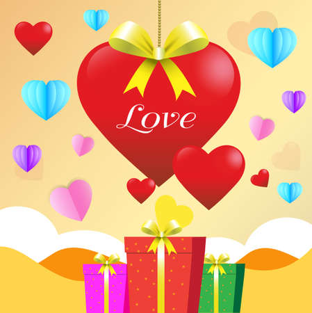 Vector image of Valentine's Day cards and other important datesのイラスト素材