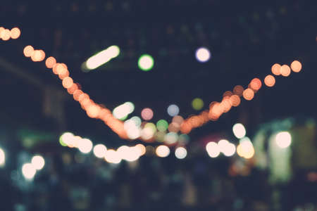 abstract bokeh blur lights for backgroundの写真素材