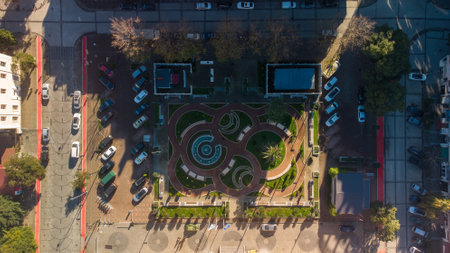 Aerial view of the city of Istanbul in Turkey. Drone photography.の写真素材