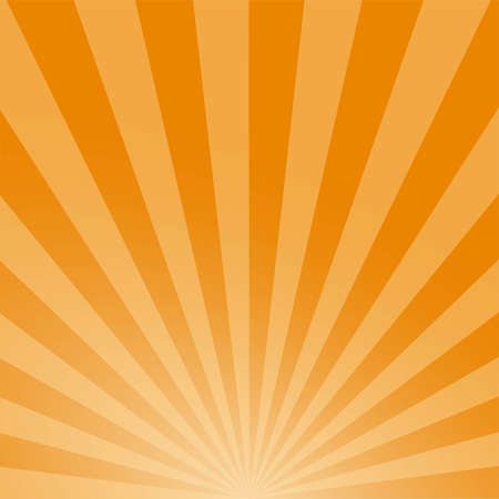 Sunburst yellow vector background, texture sun flat backdrop.のイラスト素材