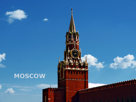 Kremlin tower in Moscow cityの写真素材