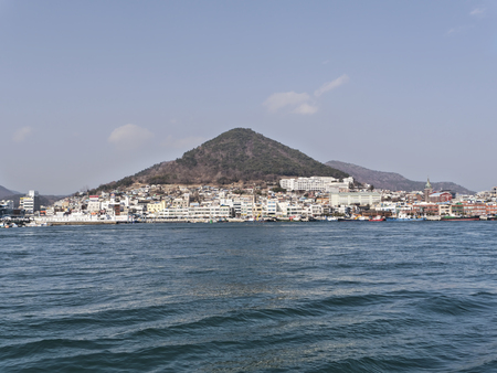 The bay of Sokcho city. January 2017の写真素材