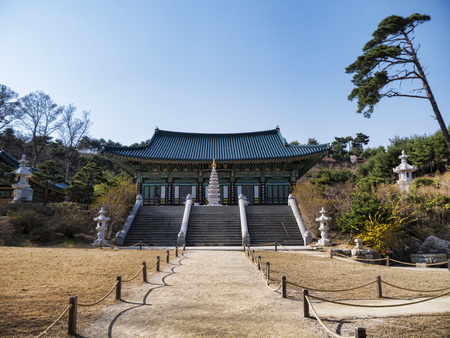 Naksansa temple. Yangyang city, South Koreaのeditorial素材