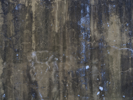 Old beton wall as a background texture wit brown and blue colorの写真素材