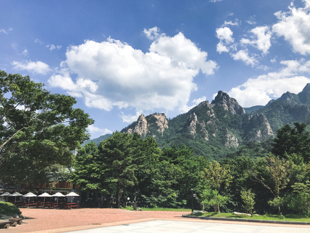 Beautiful mountains in Seoraksan National Park. Summer. South Koreaの写真素材