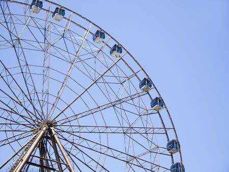 Adler city / Russia - August 2019: The ferris wheel in Sochi Parkの写真素材