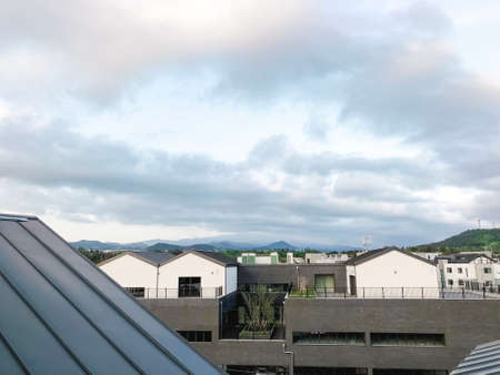 Small houses in South Koreaの写真素材