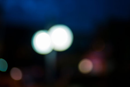 Abstract colored bokeh background, new year and celebration nights