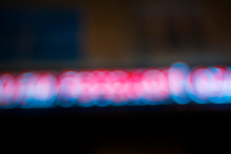 Abstract colored bokeh background, new year and celebration nights
