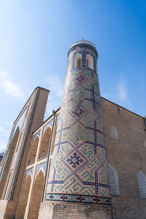 TASHKENT, UZBEKISTAN - March 15, 2026: The square Chorsu and Kokaldosh madrasah. Architectural monument of the 16th centuryのeditorial素材
