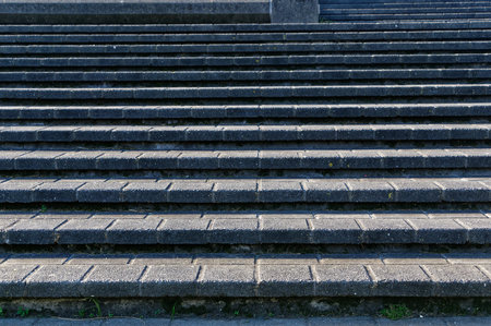 Hard landscaping, paved steps