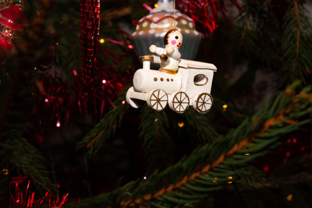 Home improvement with christmas adornmentsの写真素材