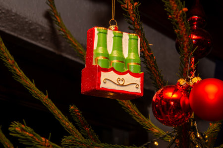 Home improvement with christmas adornmentsの写真素材