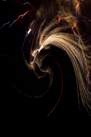 Fireworks celebrating the coming new year.の写真素材