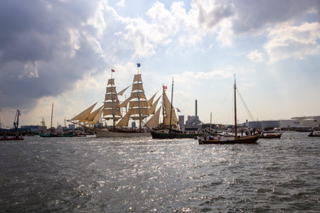 Sail Amsterdam event in the Netherlands on 19 August 2015