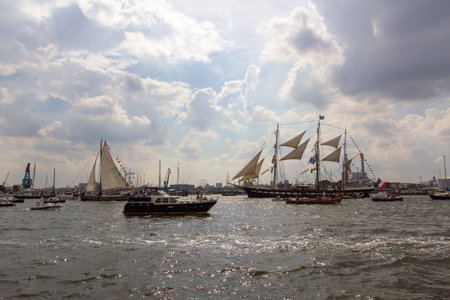 Sail Amsterdam event in the Netherlands on 19 August 2015のeditorial素材