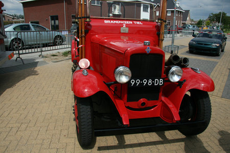 Vintage fire brigade truck of Tiel