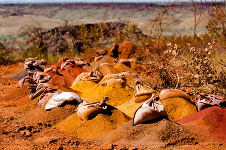 Iron Ore Sample Bags - Pilbara - Australia