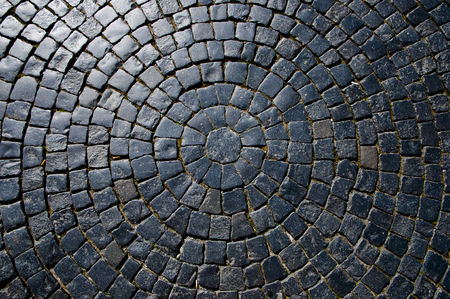 Cobble Circular Patternの写真素材