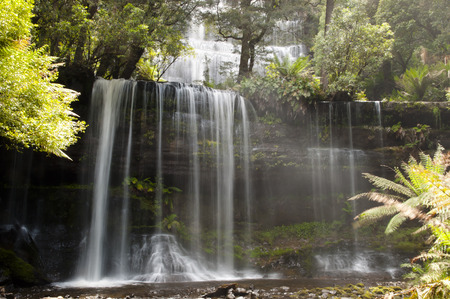 Russell Falls - Mount Field National Park - Tasmaniaの写真素材