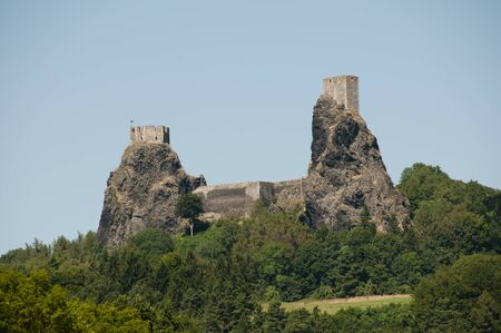 Trosky Castle - Czech Republicの写真素材
