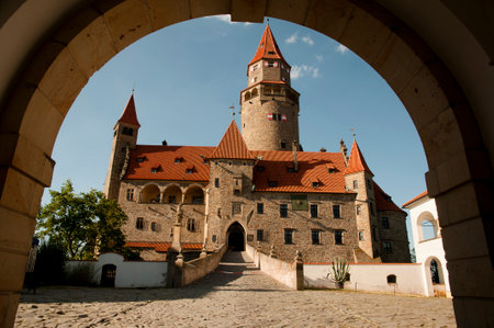 Bouzov Castle - Czech Republicのeditorial素材