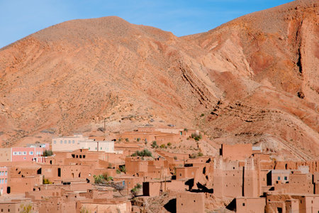 Clay Houses Village - Moroccoの写真素材