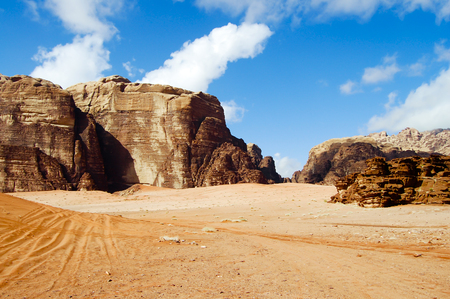 Wadi Rum - Jordanの写真素材