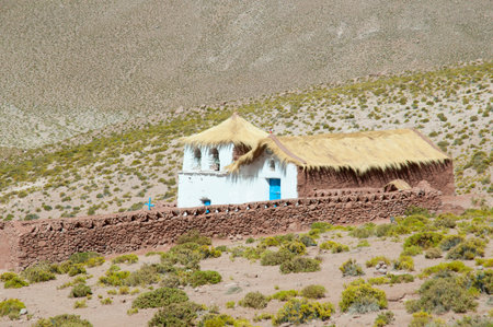 Colonial Church - Machuca - Chileの写真素材