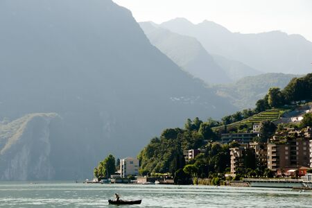 Lugano - Switzerlandの写真素材
