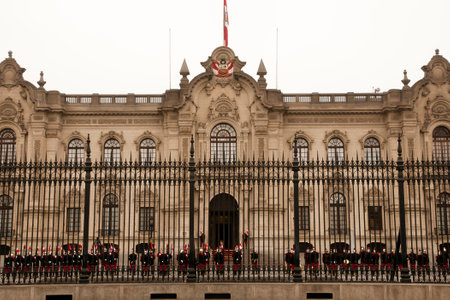 Presidential Palace - Lima - Peruのeditorial素材
