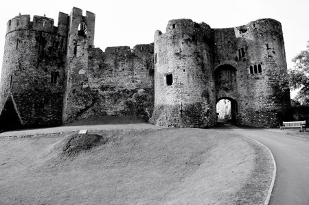 Chepstow Castle - Walesのeditorial素材