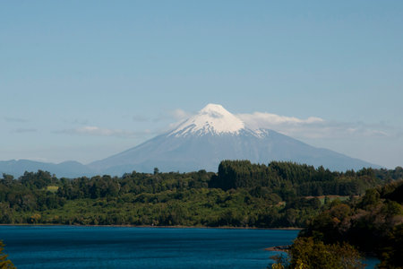 Volcano Osorno - Chileの写真素材