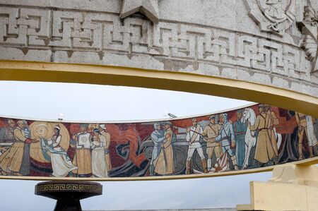 Zaisan Memorial - Ulaanbaatar - Mongoliaの写真素材