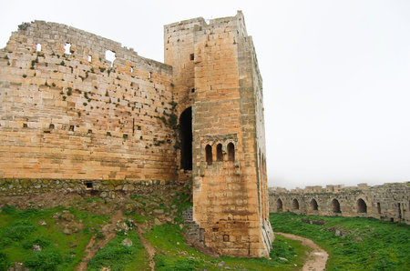 Krak des Chevaliers Castle Ruins - Syriaのeditorial素材