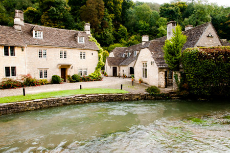 Castle Combe Village - Englandのeditorial素材