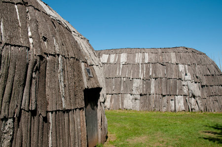 Tsiionhiakwatha Droulers Archaeological Site - Quebec - Canadaの写真素材