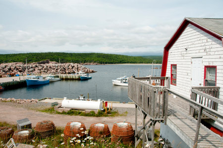 Neils Harbor - Nova Scotia - Canadaの写真素材