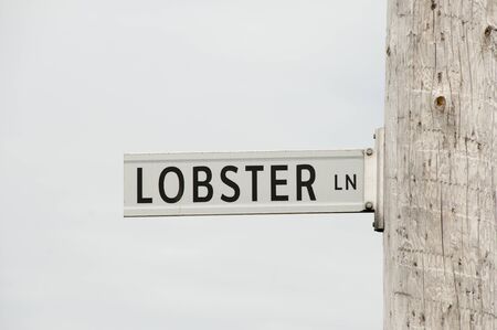 Lobster Lane - Peggys Cove - Nova Scotiaの写真素材