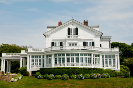 Mansion on Sheep Point Cove - Newport - Rhode Islandのeditorial素材