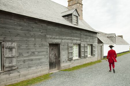 Fort Louisbourg - Nova Scotia - Canadaの写真素材