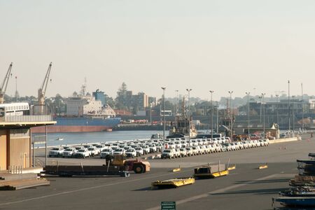 Vehicle Import - Fremantle - Australiaの写真素材