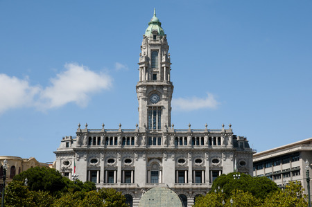 Town Hall - Porto - Portugalの写真素材